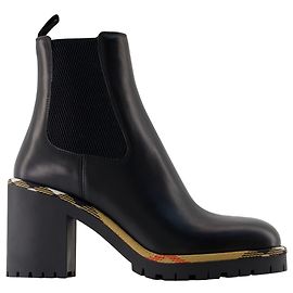 Gravel 70 Ankle Boots - Burberry - Leather - Black Black