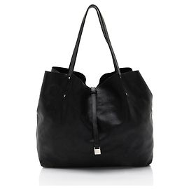 Tote Petit Réversible en Suède et Cuir Tiffany & Co. Noir