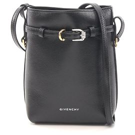 Borsa a Spalla in Pelle Givenchy VOYOU Nera Nero