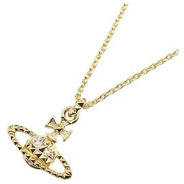 Collana Vivienne Westwood Gioielli D'oro Metallico