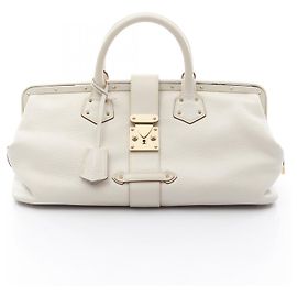 Louis Vuitton Ingenieux GM Suhali Leather Handbag White