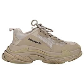 Balenciaga-Tênis Triple S Balenciaga em poliéster bege-Bege