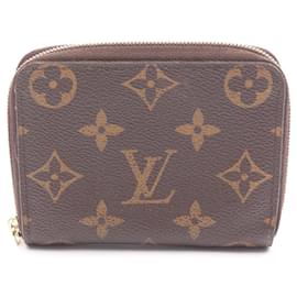 Louis Vuitton-Louis Vuitton Zippy Coin Purse Monogram Coin Case-Brown