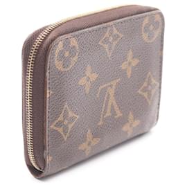 Louis Vuitton-Louis Vuitton Zippy Coin Purse Monogram Coin Case-Brown