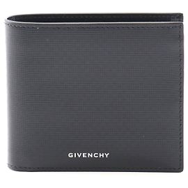 Givenchy Classic 4G Leather Wallet Black Black