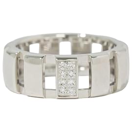 Anillo Chaumet Class One en oro blanco de 18K y diamantes Plata