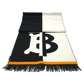 Burberry Men’s Wool Neckwarmer Brown Black