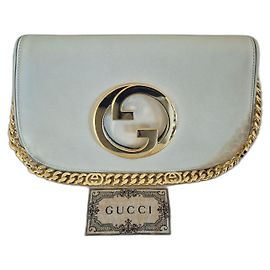Gucci Blondie leather handbag white White