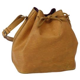 LOUIS VUITTON Borsa a Spalla Petit Noé Epi Gialla M44109 LV Auth 142786 Giallo