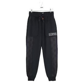 Loewe Schwarze Baumwoll-Sporthose Schwarz