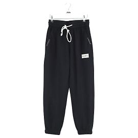 Loewe Schwarze Baumwoll-Sporthose Schwarz