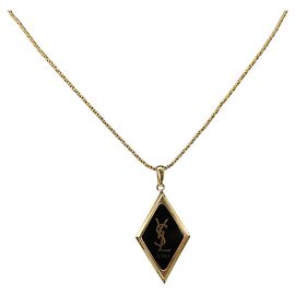 Collier SAINT LAURENT K24GF K18GF Ton Or Auth 140823 Autre