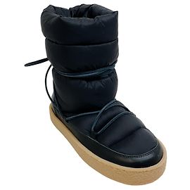 Isabel Marant Black Nylon Zimlee Boots Black
