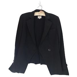 Armani Jacke aus Wolle marineblau Marineblau
