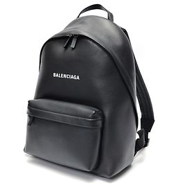 Balenciaga Everyday Leather Backpack Black