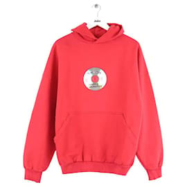 Balenciaga Roter Baumwollpullover Rot