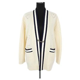 Sandro Cardigan en laine écru Écru