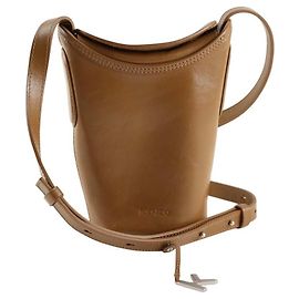Kenzo Bolsa de ombro de couro marrom Marrom