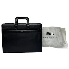Autre Marque Bolsa de couro vintage Balenciaga preta Preto