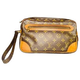 Louis Vuitton Marly Dragonne Pochette Monogram Marron