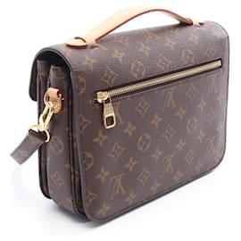 Louis Vuitton-Bolsa de mão Louis Vuitton Metis MM Pochette-Marrom