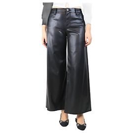 Rag & Bone Schwarze Kunstlederhose - Größe UK 8 Schwarz