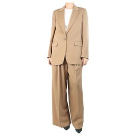 Dries Van Noten Camel wool suit set - size UK 10 Other