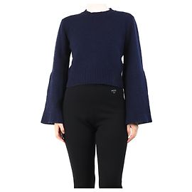 A.L.C Navy-Wollmischung Pullover - Größe S Marineblau