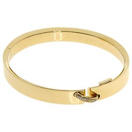 Bracelet Charme en Diamant Lien de Chaumet Doré