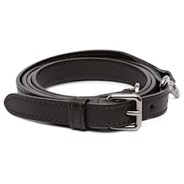 Gucci-Gucci Brown Leather Bag Strap-Brown,Dark brown