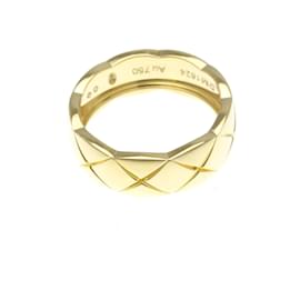 Chanel-Chanel Coco Crush Ring Medium Size-Golden