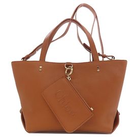 Bolsa de couro marrom Chloé Marrom