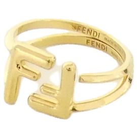 Fendi 8AH083 B08 Gold Band Ring Other