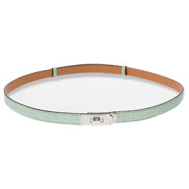 Hermès HERMES Kelly Exotic Leather Accessory Green - 102920 Green