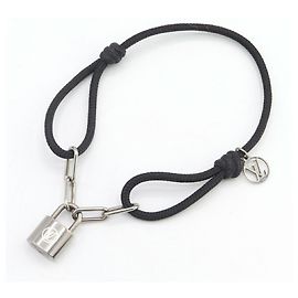 Bracciale Charm Lockit Louis Vuitton Nero