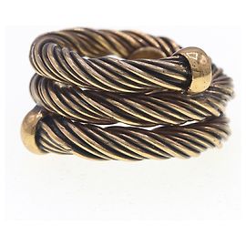 Bottega Veneta Women's Gold Band Ring Golden
