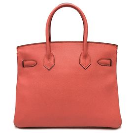 Borsa Tote Birkin 30 di Hermès Rosa Corallo