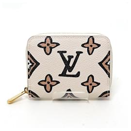 Louis Vuitton-Louis Vuitton Zippy Coin Purse - Wild at Heart-Black,Beige,Eggshell