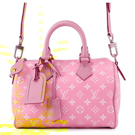 Louis Vuitton-Bolsa Louis Vuitton Monogram Speedy P9 Bandoulière 25-Amarelo,Monograma