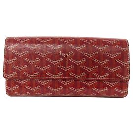 Goyard Varenne Long Wallet Red