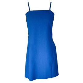 Blaues Versace Jeans Couture Trägerkleid Blau