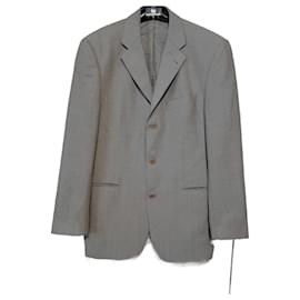 Balmain Wool Blazer Beige Beige