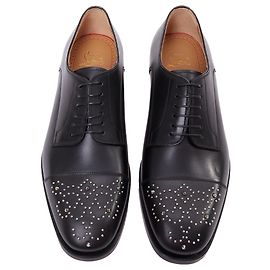 Christian Louboutin Maltese Stud Derby Brogue Black