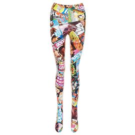 Leggings Stirrup com estampa Dynasty 2019 da Balenciaga Multicor
