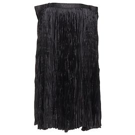 Jupe midi plissée noire taille haute Junya Watanabe 2018 Noir