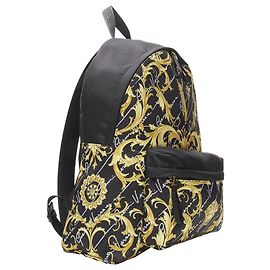 Versace Virtus Medusa Nylon Backpack Black