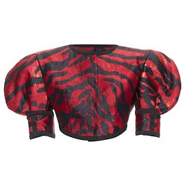 Dolce & Gabbana Zebra Crop Jacke 2022 Dolce Gabbana Rot
