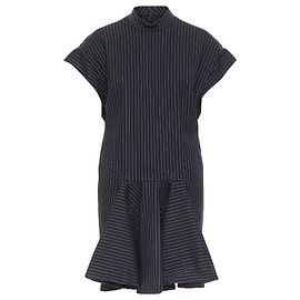 Stella Mc Cartney Vestido plisado a rayas Stella McCartney 2013 Gris