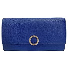 Bulgari Portafoglio lungo B.zero1 a soffietto bicolore Bvlgari Rosa Blu