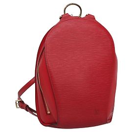 LOUIS VUITTON Epi Mabillon Backpack Castilian Red M52237 LV Auth 141017 Red